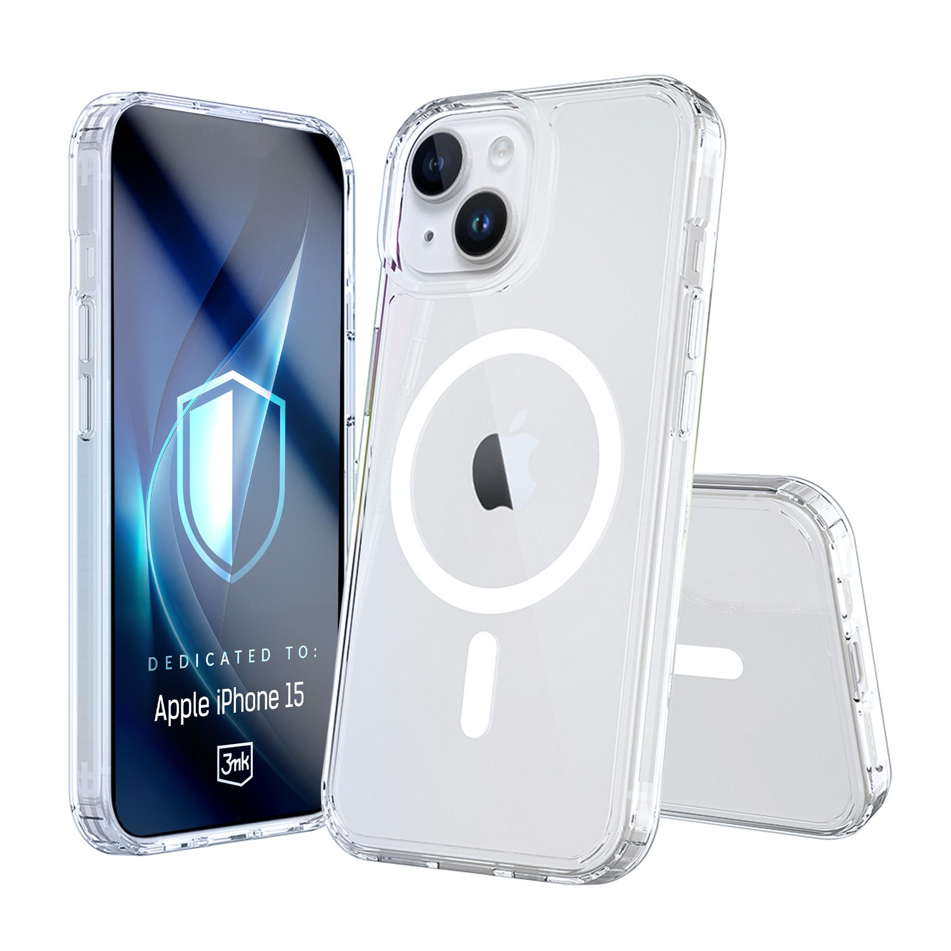 3mk Armor MagCase jaoks iPhone 15 - läbipaistev