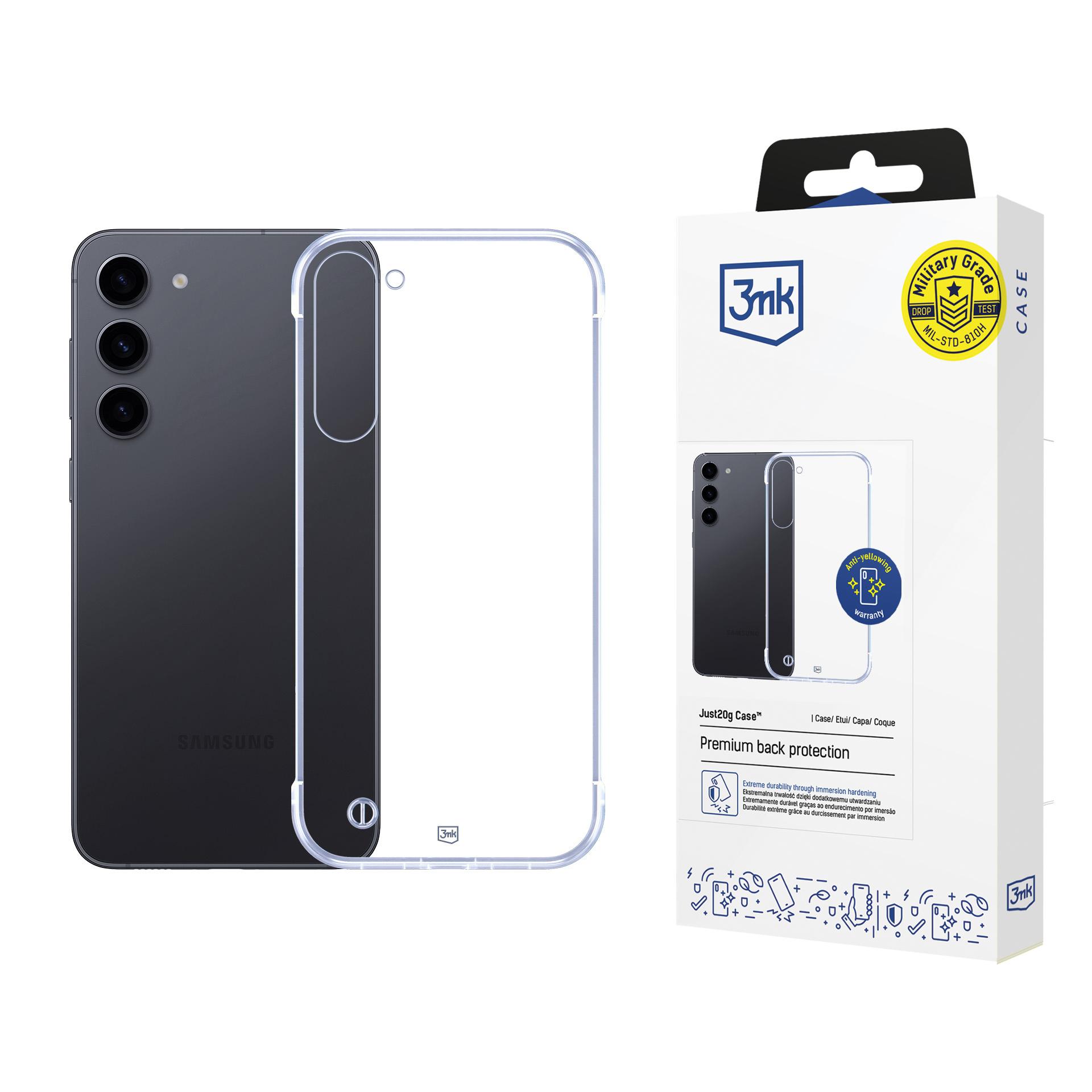 3mk Just20g Clear Чехол для Samsung Galaxy S23+ - прозрачный