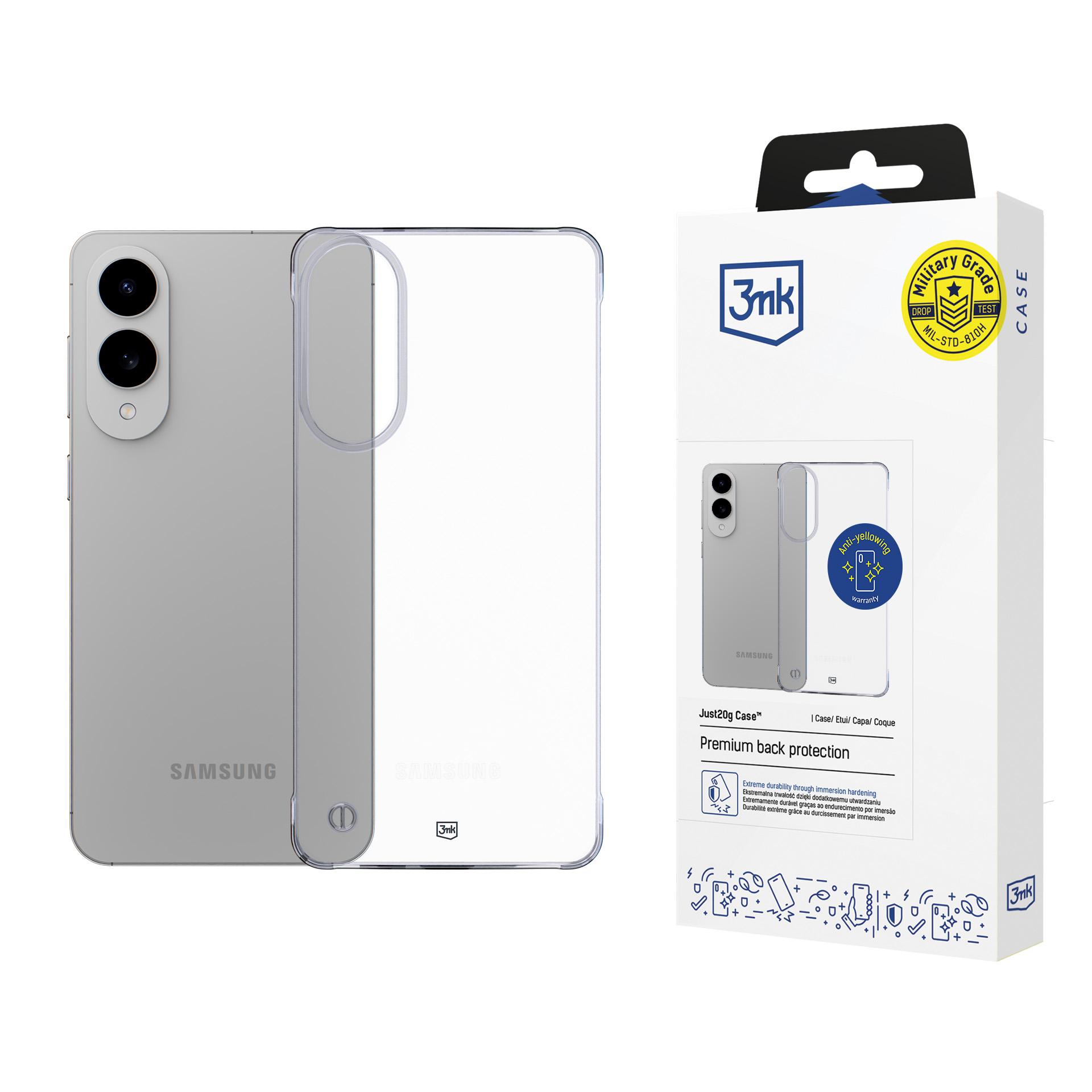 3mk Just20g Clear Ümbris jaoks Samsung Galaxy S25 Edge - läbipaistev