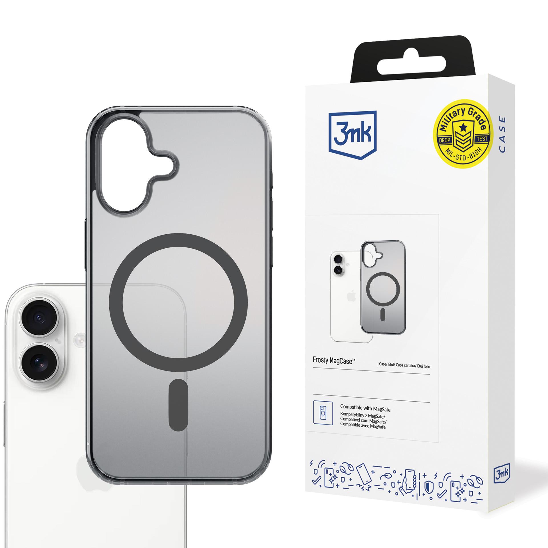 Ümbris 3mk Frosty MagCase Apple iPhone 17 must
