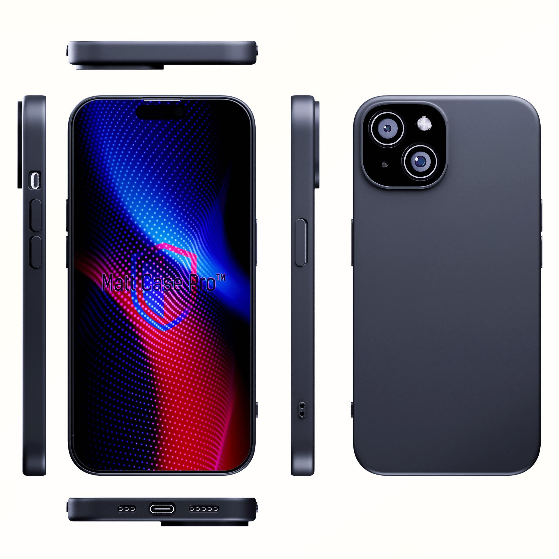 3mk Matt Ümbris Pro jaoks Apple iPhone 15 - matt must