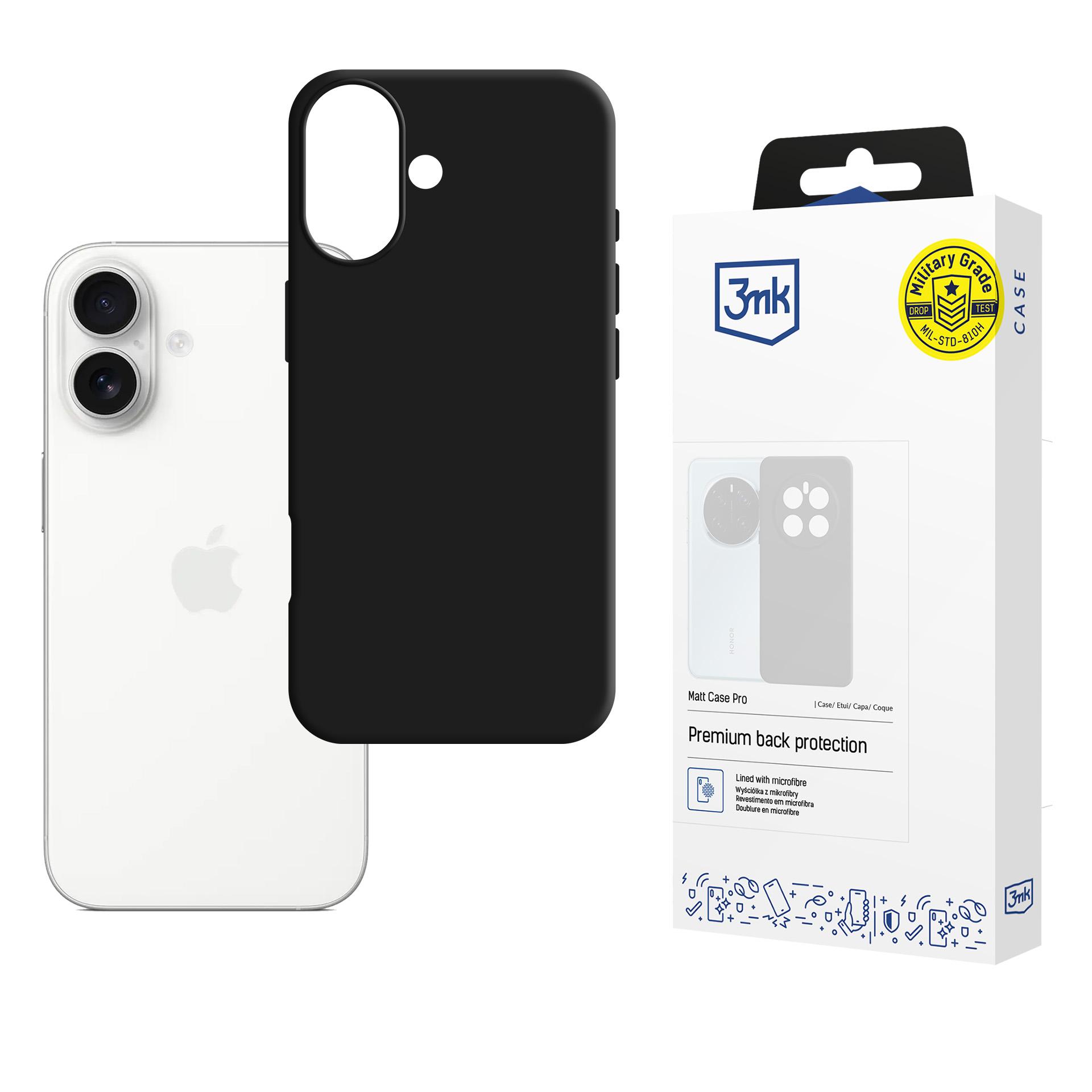 3mk Matt Ümbris Pro jaoks Apple iPhone 17 - matt must