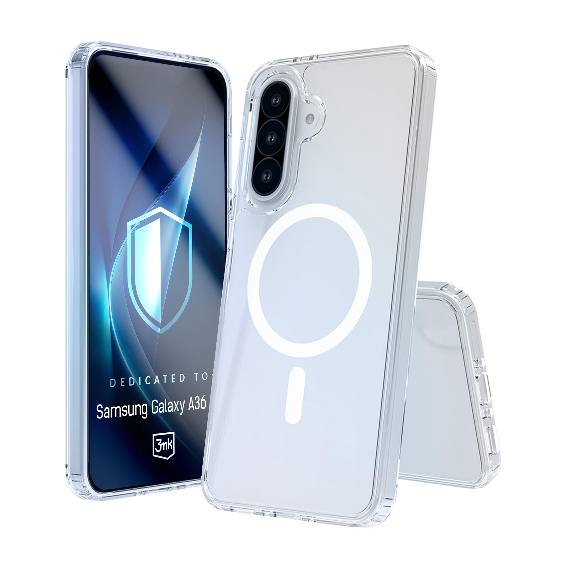 3mk Armor MagCase jaoks Samsung Galaxy A36 - läbipaistev