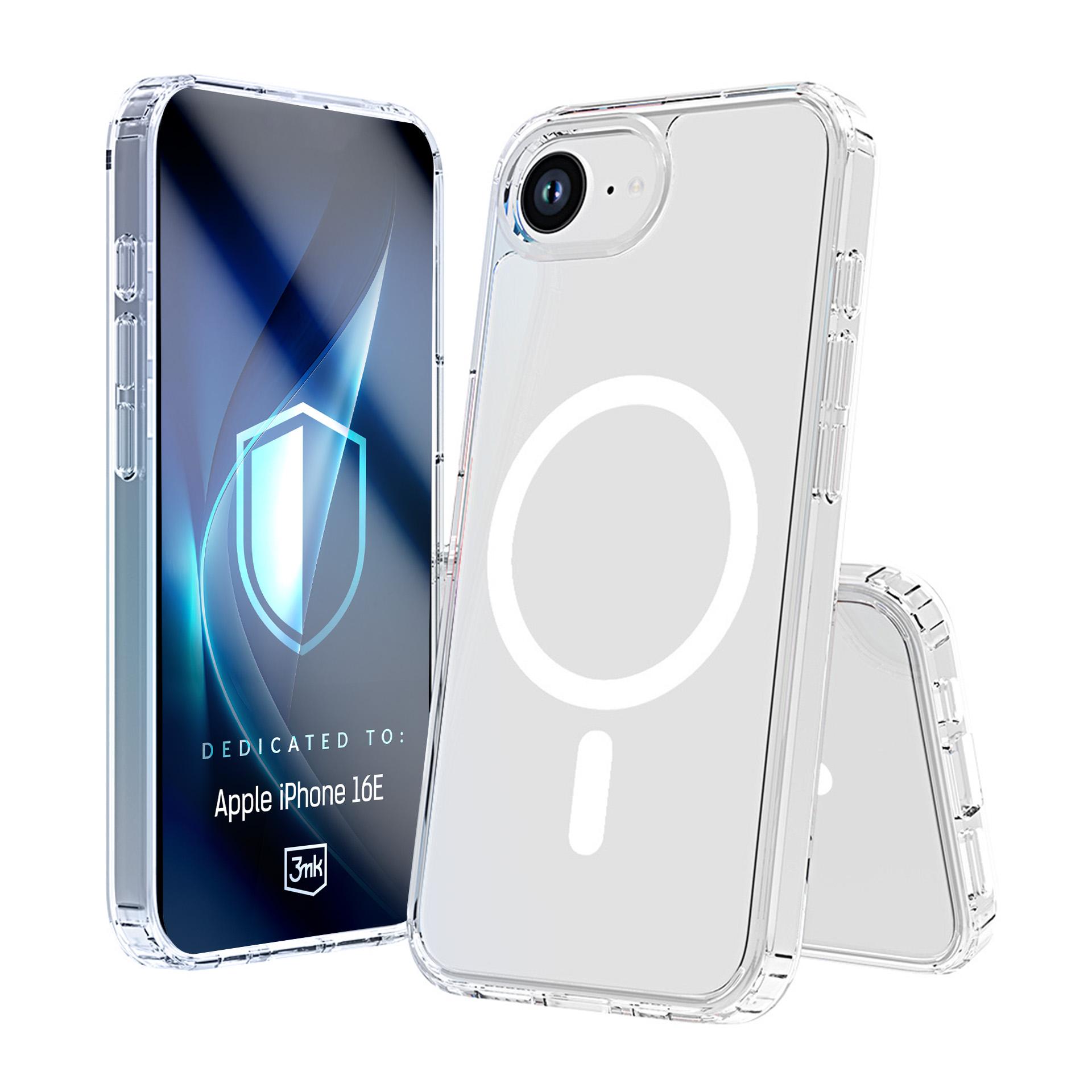 3mk Armor MagCase jaoks iPhone 16E - läbipaistev
