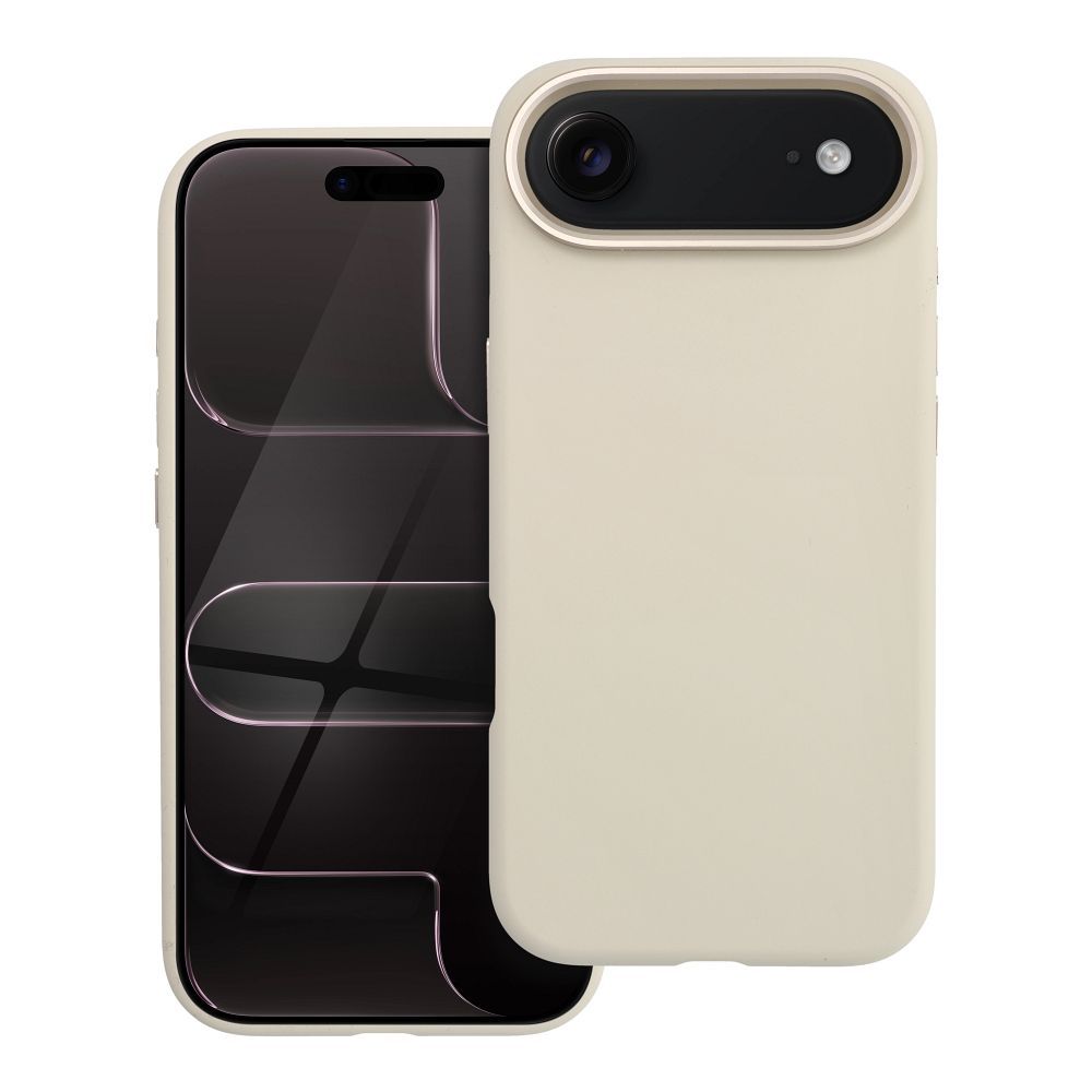 Чехол для iPhone 17 AIR Forcell F-Protect Frame Premium совместим с MagSafe античный белый 0INT