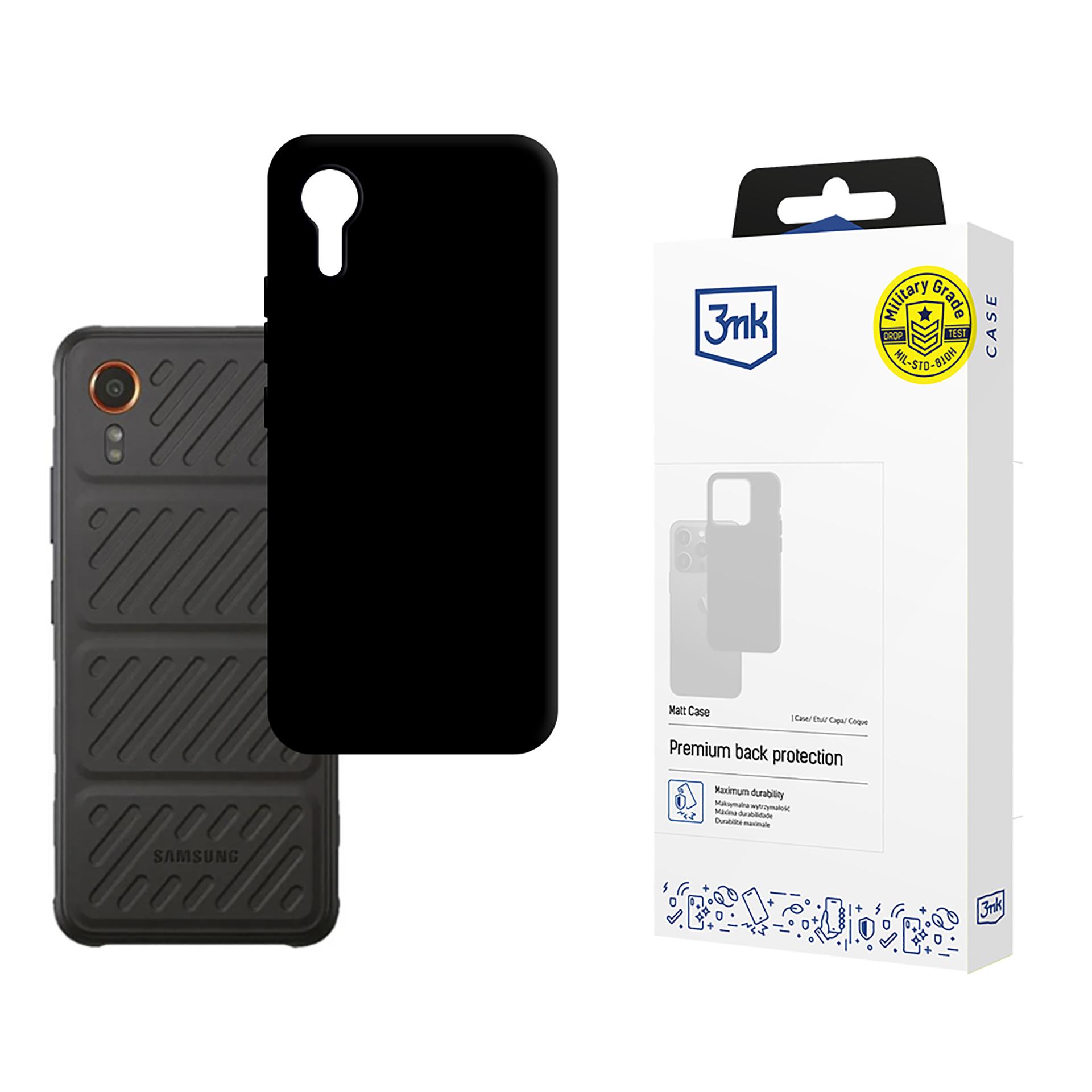 3mk Matt Case ümbris Samsung Galaxy XCover 7 - must