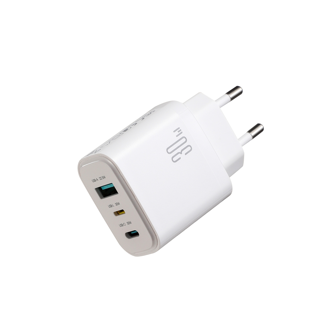Joyroom JR-TG6 GaN 30W настенное зарядное устройство белое
