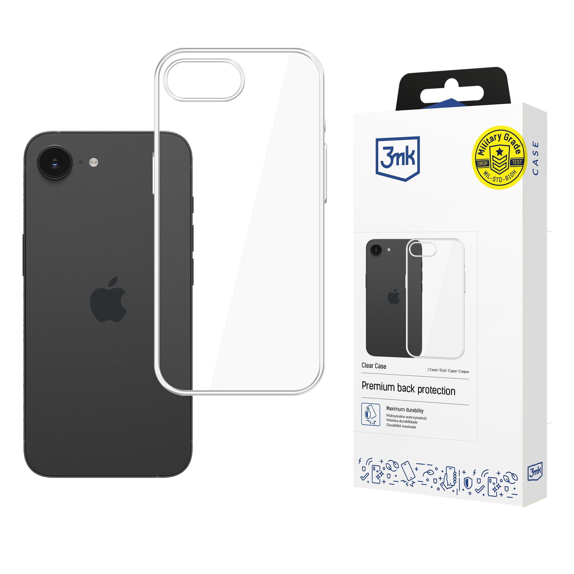 3mk Clear Case Apple iPhone 16E ümbris - läbipaistev