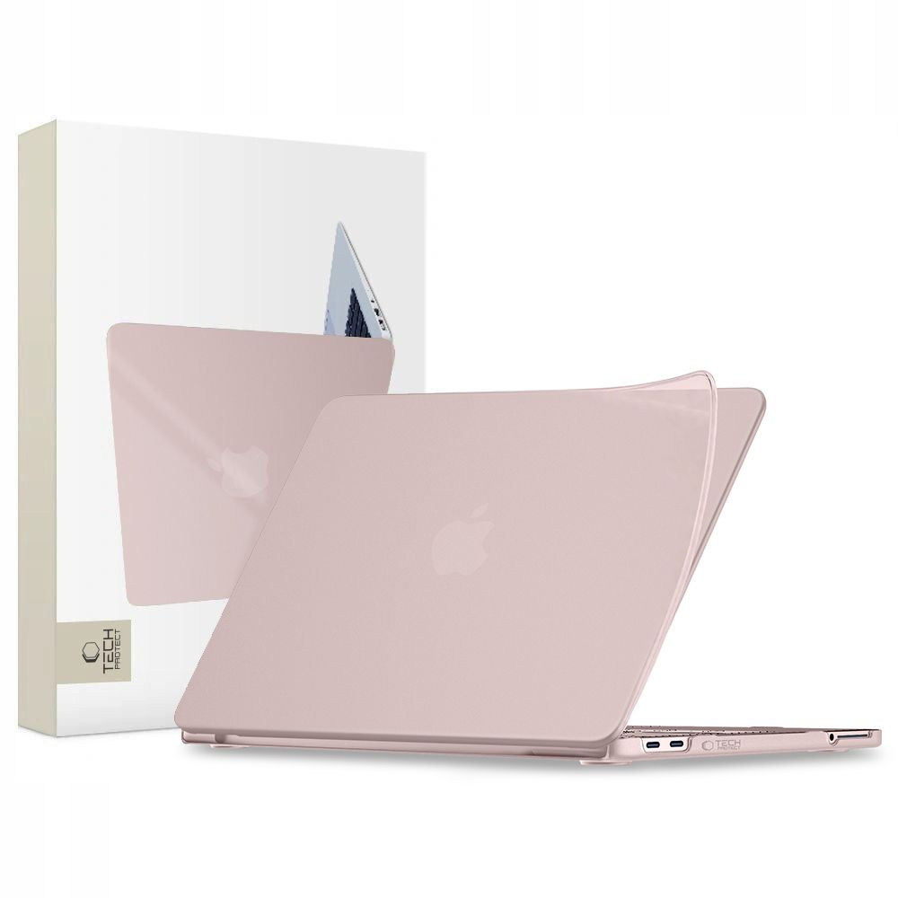 Tech-Protect Softshell Чехол для MacBook 13" 2026, матовый розовый