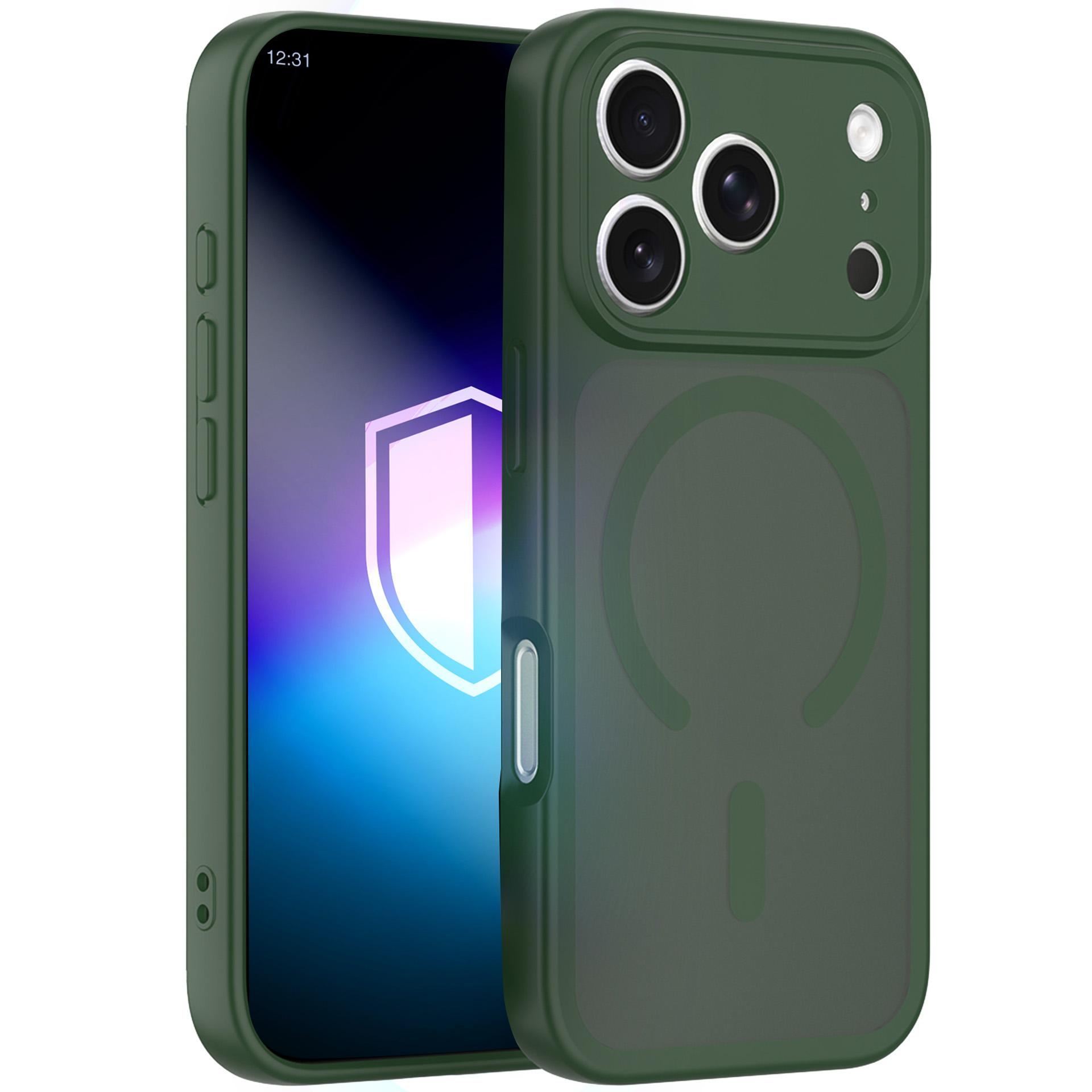 3mk Misty MagCase чехол iPhone 17 Pro Max - зеленый