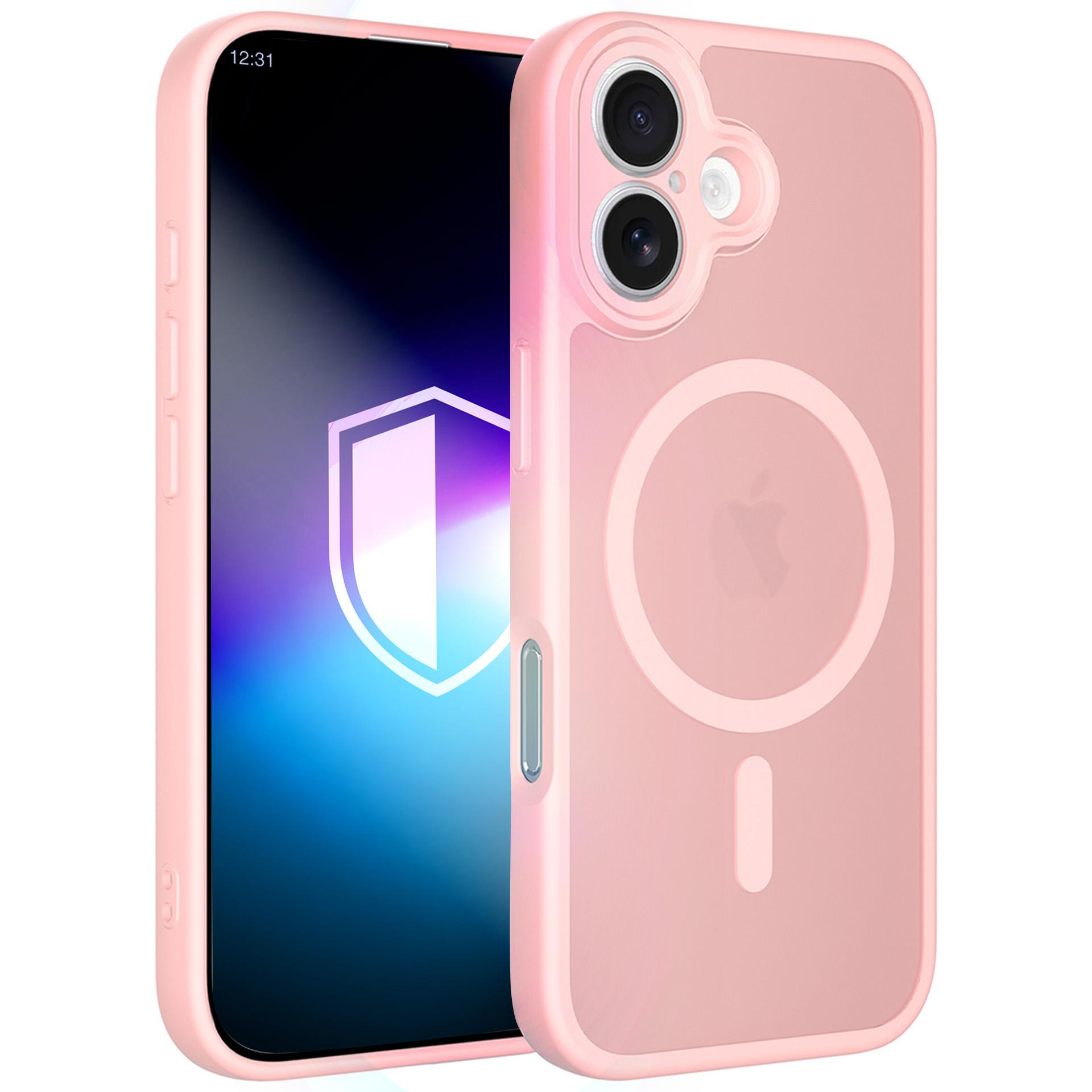 3mk Misty MagCase ümbris iPhone 16 - roosa