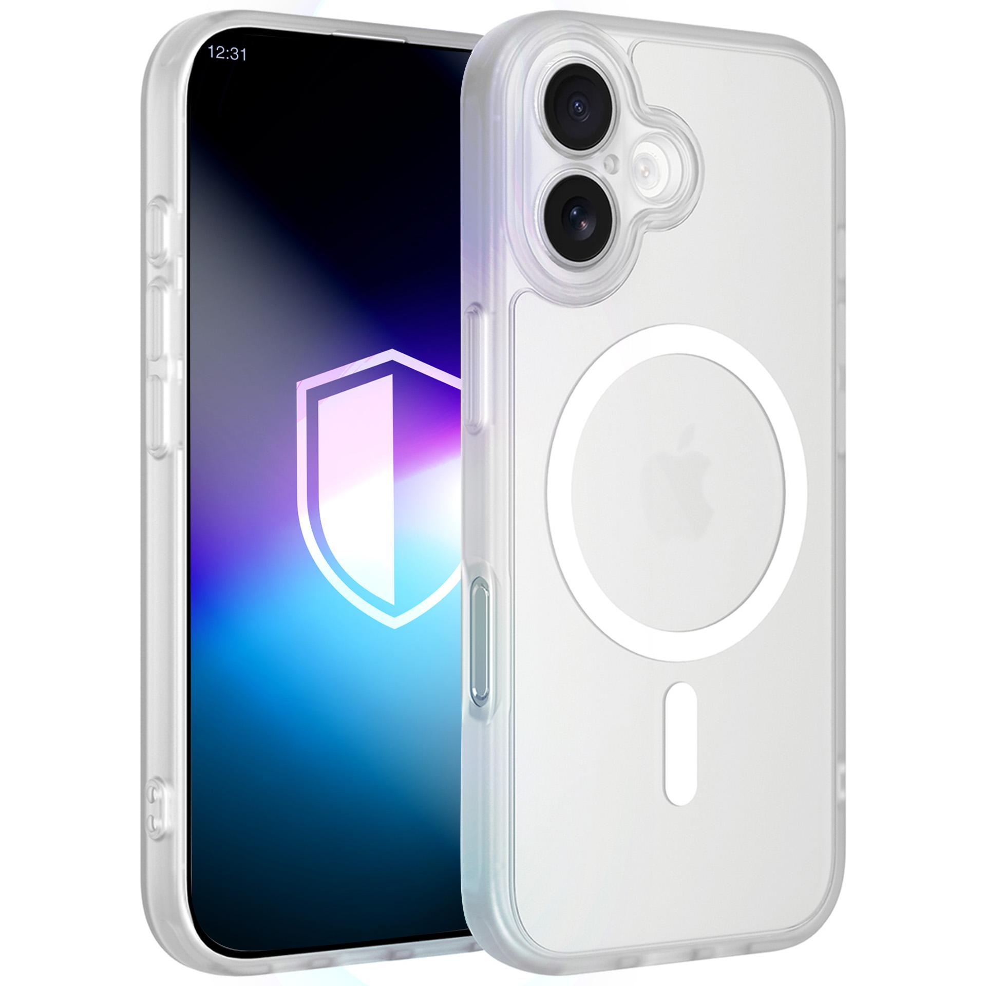 3mk Misty MagCase ümbris iPhone 17 - valge