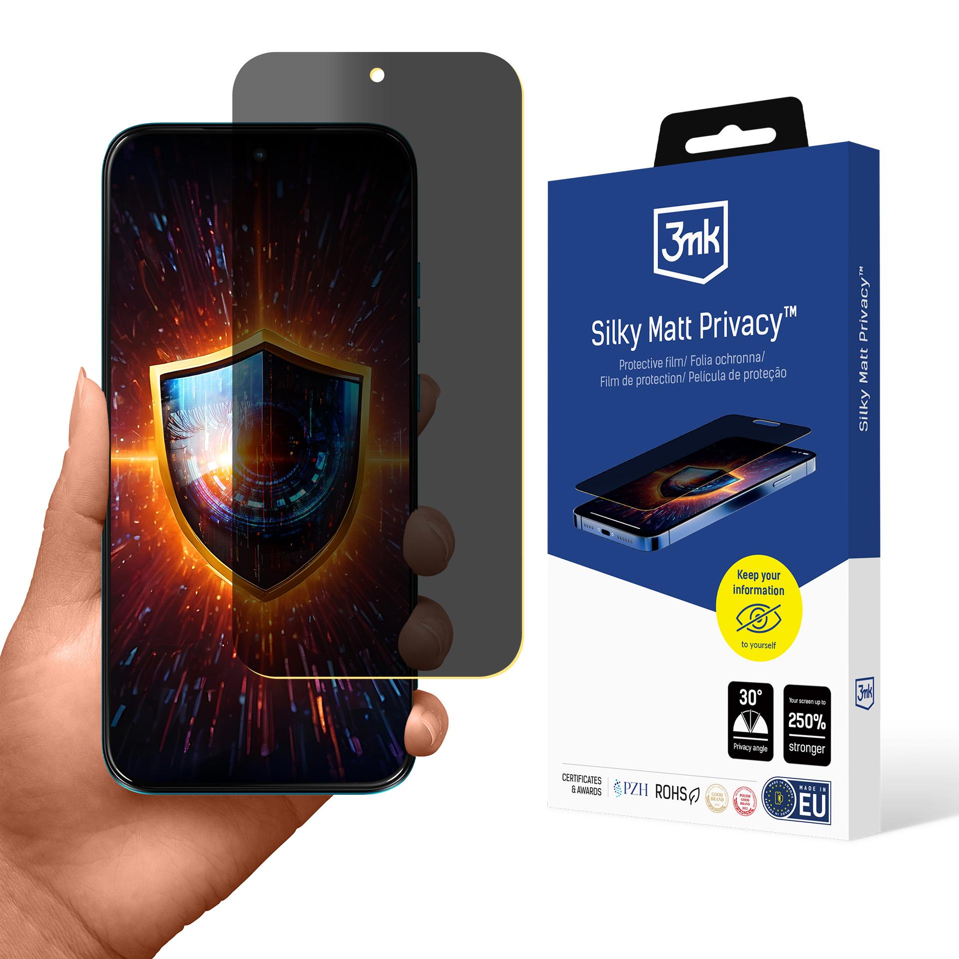 3mk Silky Matt Privacy™ privaatsusekraanikaitse Motorola Moto G87