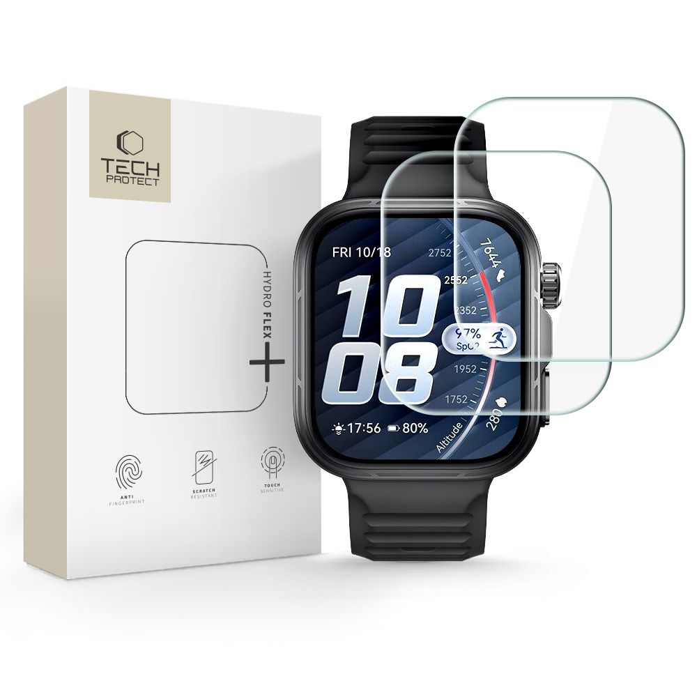 Tech-Protect Hydro flex+ 2-pakk hüdrogeel kile Huawei Watch Fit 5 Pro