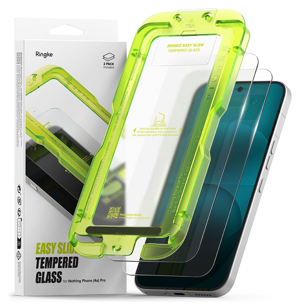 Ringke Easy Slide 2-pakk karastatud klaas Nothing Phone 4A Pro