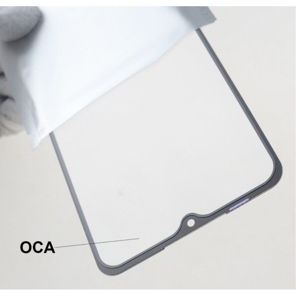 LCD stikliukas Samsung A40 2019 A405 su OCA juodas