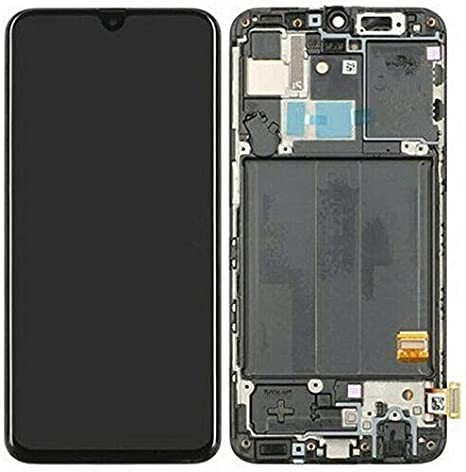 Samsung A405 A40 2019 LCD-ekraan puutetundliku ekraani ja musta raamiga, originaal (kasutatud, B-klassi)