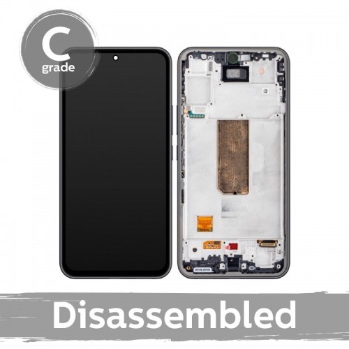 LCD ekraan ühilduv Samsung A546 A54 5G raamiga / lilla / (8/10 kasutatud)