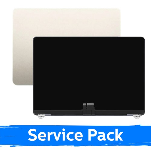 LCD ekraan ühilduv (täiskorpus) MacBook Air M2 13 (A2681) 2022 / Kuldne / (Service Pack)