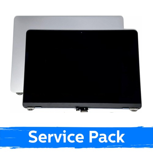 LCD ekraan ühilduv (täiskorpus) MacBook Air M2 13" (A2681) 2022 / Hõbedane / (Service Pack)