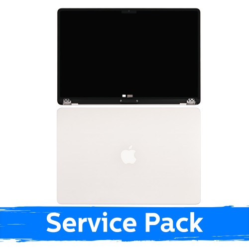 LCD ekraan ühilduv (täiskorpus) MacBook Air M2 15 (A2941) 2023 / Kuldne / (Service Pack)