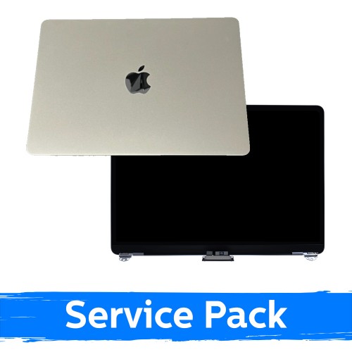 LCD ekraan korpusega, ühildub MacBook Air M3 13 (A3113) 2024 / Kuldne / (Service Pack)