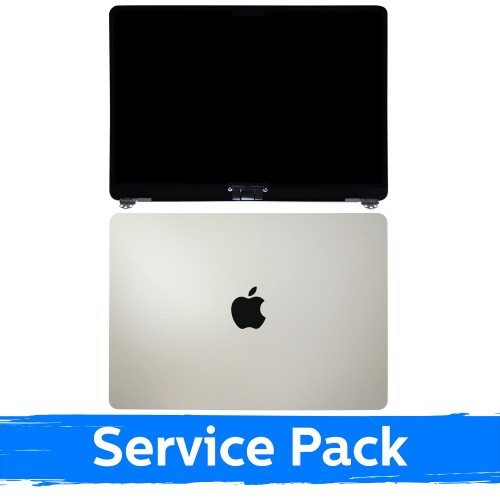 LCD ekraan korpusega, ühildub MacBook Air M4 13 (A3240) 2025 / Kuldne / (Service Pack)