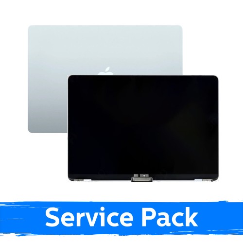LCD ekraan korpusega, ühildub MacBook Air M4 15 (A3241) 2025 / Hõbedane / (Service Pack)