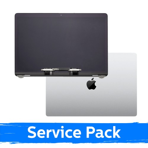 LCD ekraan korpusega, ühildub MacBook Pro M2 13 (A2338) 2022 / Hõbedane / (Service Pack)