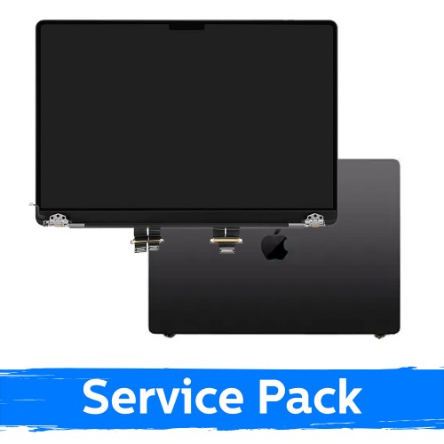 LCD ekraan korpusega, ühildub MacBook Pro M3 Pro 14 (A2992) 2023 / Must / (Service Pack)