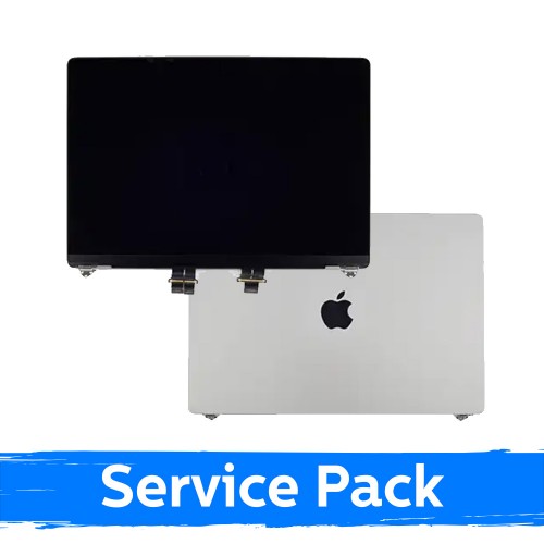 LCD ekraan korpusega, ühildub MacBook Pro M3 Pro 16 (A2991) 2023 / Hõbedane / (Service Pack)