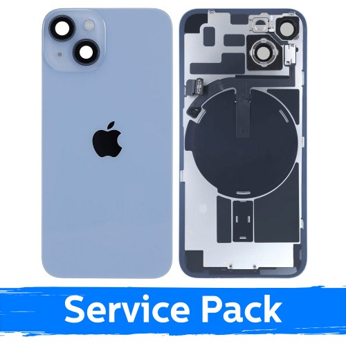 Задняя крышка, совместима с Apple iPhone 14 / Синий / (Service Pack)