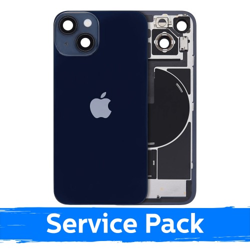 Задняя крышка, совместима с Apple iPhone 14 / Полуночный черный / (Service Pack)