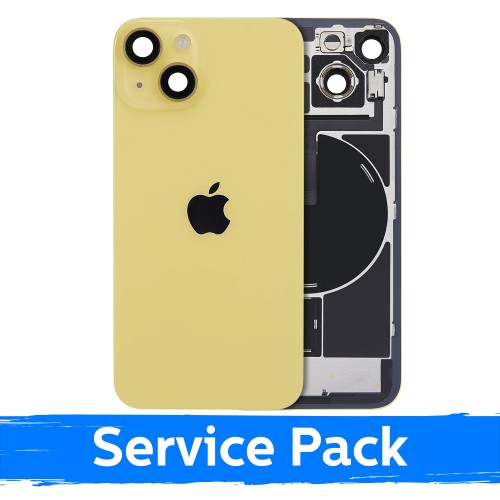 Tagakaas, ühildub Apple iPhone 14 / Kollane / (Service Pack)