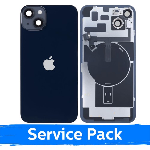 Задняя крышка, совместима с Apple iPhone 14 Plus / Полуночный черный / (Service Pack)