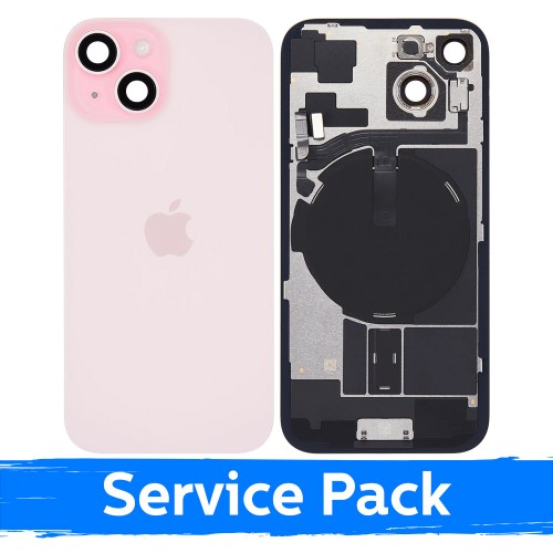 Tagakaas, ühildub Apple iPhone 15 / Roosa / (Service Pack)