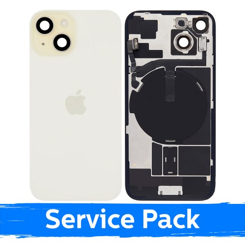 Tagakaas, ühildub Apple iPhone 15 / Kollane / (Service Pack)