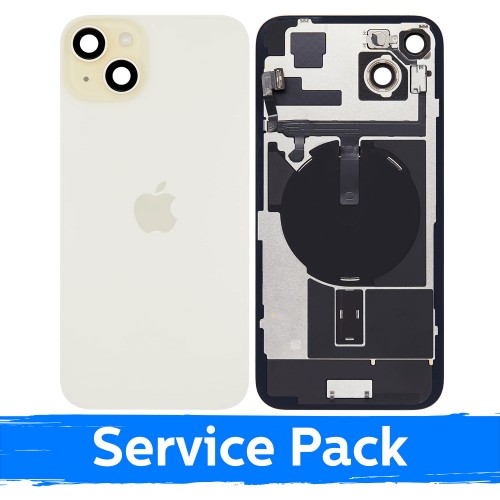 Back Cover Compatible With Apple iPhone 15 Plus / Yellow / (Service Pack)