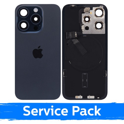 Tagakaas ühilduv Apple iPhone 15 Pro / Blue Titanium / (Service Pack)