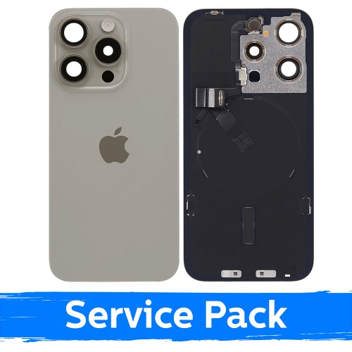 Tagakaas ühilduv Apple iPhone 15 Pro / Natural Titanium / (Service Pack)
