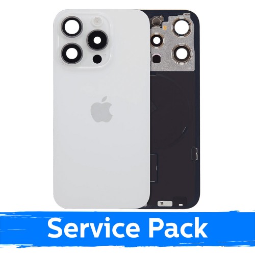 Tagakaas ühilduv Apple iPhone 15 Pro / White Titanium / (Service Pack)