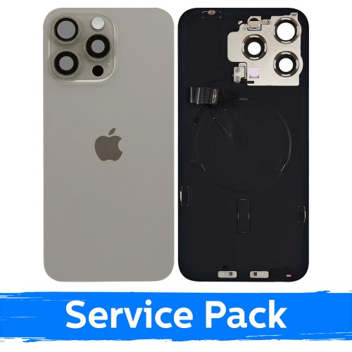 Tagakaas ühilduv Apple iPhone 15 Pro Max / Natural Titanium / (Service Pack)