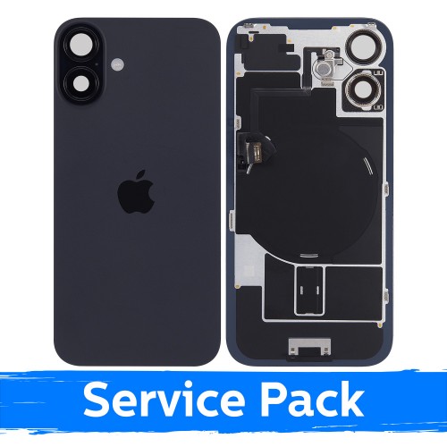Tagakaas ühilduv Apple iPhone 16 Plus / must / (Service Pack)