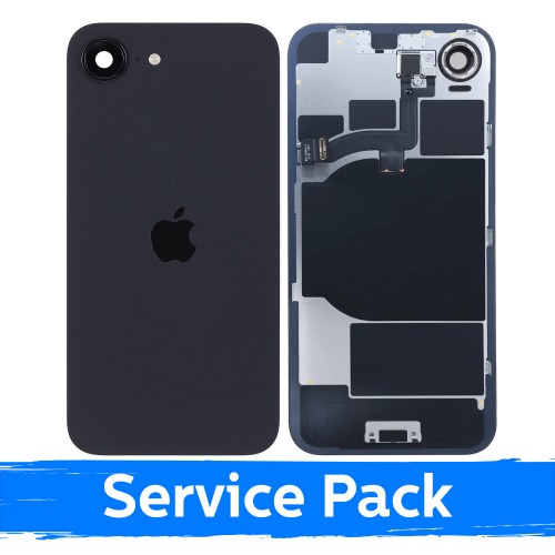 Tagakaas, mis sobib Apple iPhone 16e-ga / must / (Service Pack)