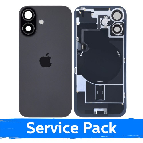 Задний чехол, совместимый с Apple iPhone 17 / Черный / (Service Pack)