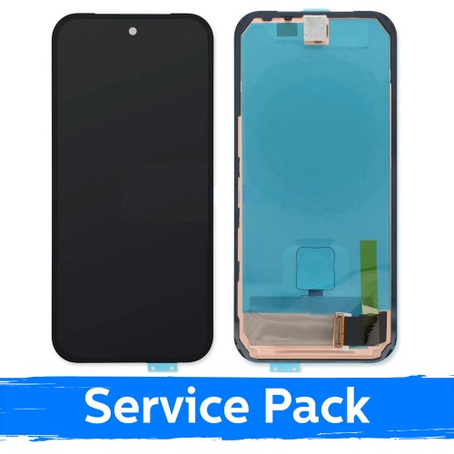 LCD ekraan ühilduv Google Pixel 10A must raamiga (Service Pack)