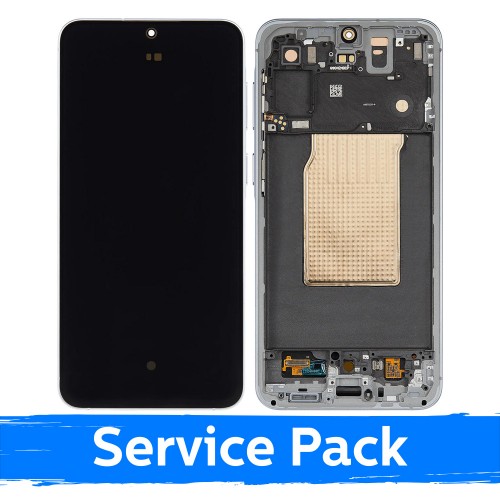 Samsung A576 A57 5G-ga ühilduv LCD-ekraan koos raamiga / Icyblue / (Service Pack)
