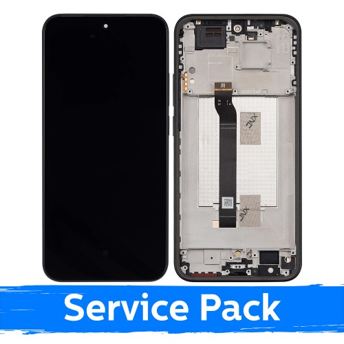 Xiaomi Redmi Note 15 Pro 5G-ga ühilduv LCD-ekraan koos raamiga / must / (Service Pack)