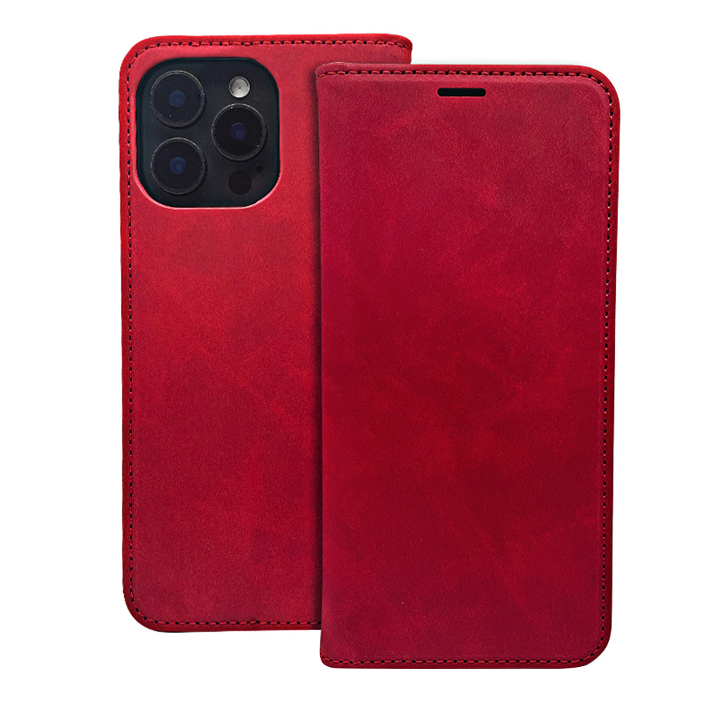 Smart Suede case for Samsung Galaxy A06 4G / A06 5G red