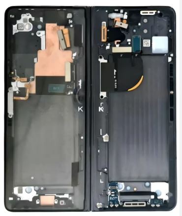 LCD ekraan Samsung F946 Z Fold5 5G puuteekraaniga (sisemine) Phantom Black originaal (kasutatud Grade B)